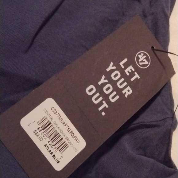 NWT COLLEGIATE T SHIRT UNIV CENTRAL OKLAHOMA MENS UNISEX Size XL Size XXL - Picture 5 of 5